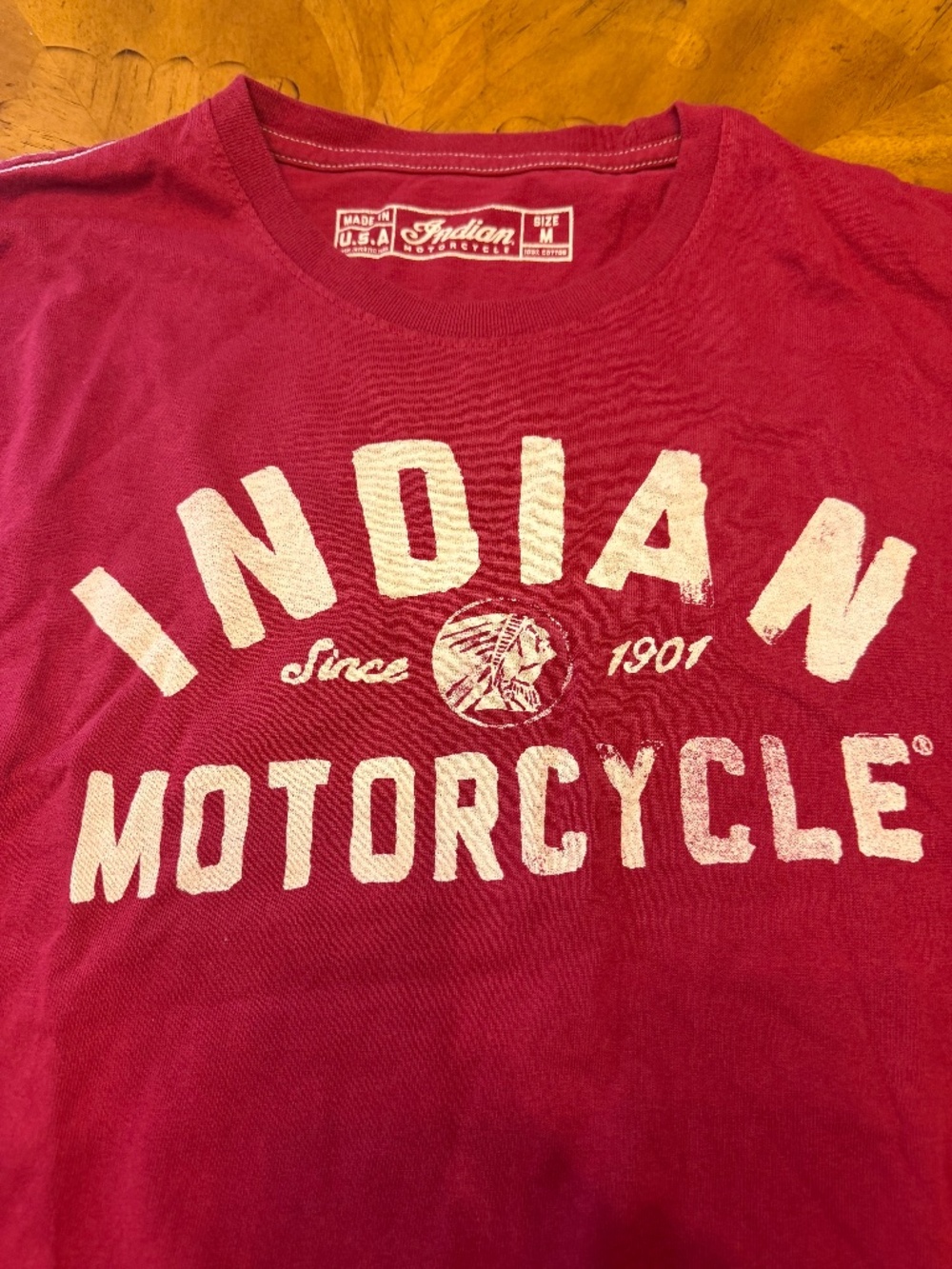 Indian Motorcycle Long Sleeve Shirt (Medium - Made in USA)